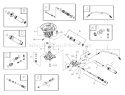 Page B Diagram and Parts List for 1974-0  Briggs and Stratton Pressure Washer